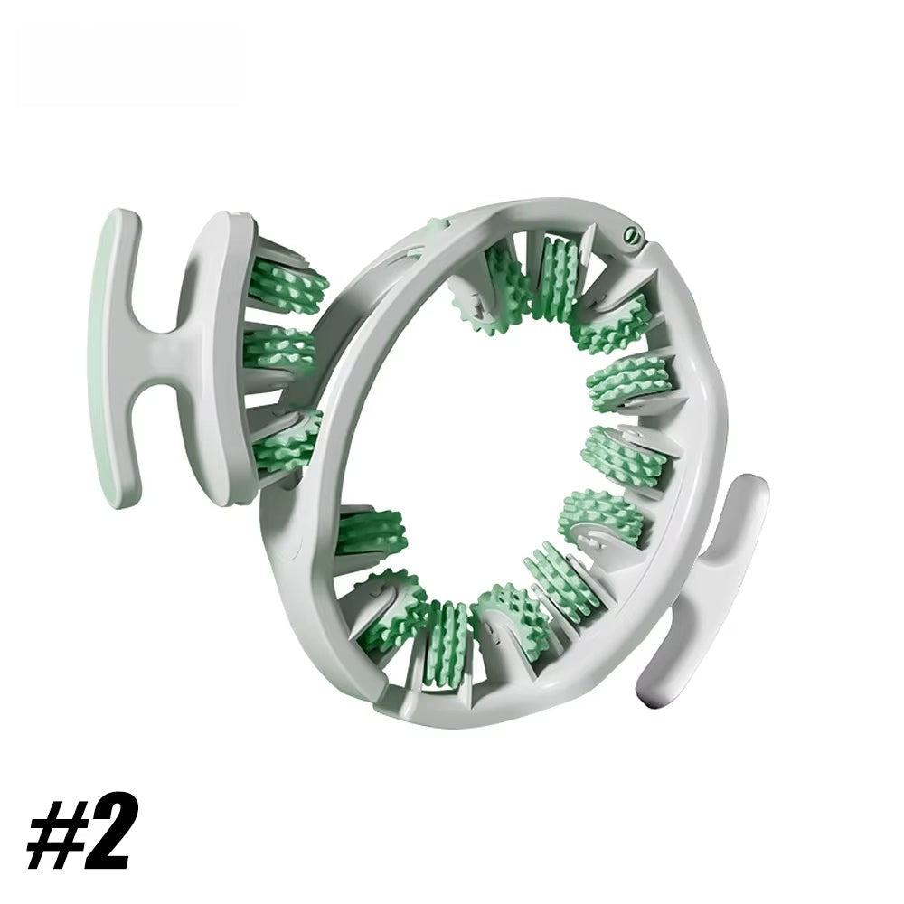 Rouleau de masseur des jambes manuelles pour le soulagement de la douleur musculaire et la mise en forme du corps - Massage des tissus profonds pour le cou, les épaules, le dos, les bras et les jambes