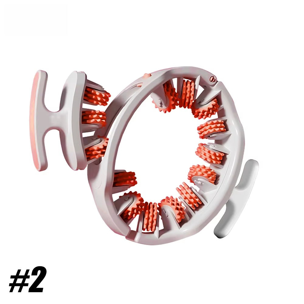 Rouleau de masseur des jambes manuelles pour le soulagement de la douleur musculaire et la mise en forme du corps - Massage des tissus profonds pour le cou, les épaules, le dos, les bras et les jambes