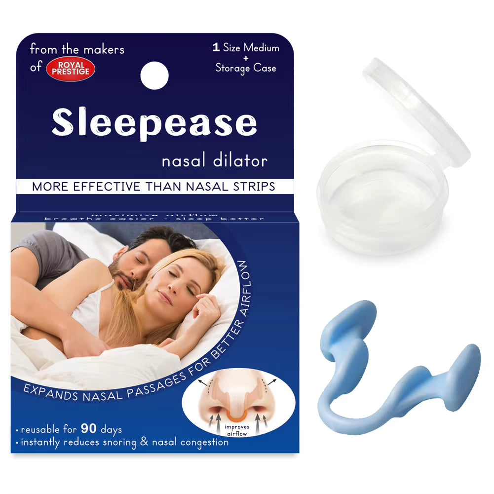 1 pince-nez en silicone anti-ronflement, dilatateur nasal, aide à arrêter le ronflement, facilite la respiration, améliore le sommeil et la rhinite