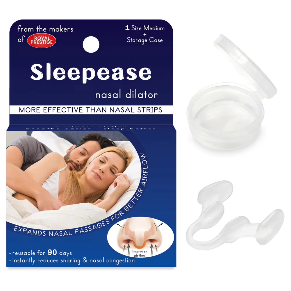1 pince-nez en silicone anti-ronflement, dilatateur nasal, aide à arrêter le ronflement, facilite la respiration, améliore le sommeil et la rhinite